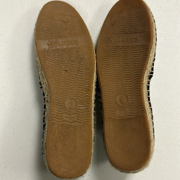 Soludos Womens Original Dali Espadrilles in Black Sz 6 Coastal Grandma Preppy - Picture 9 of 13
